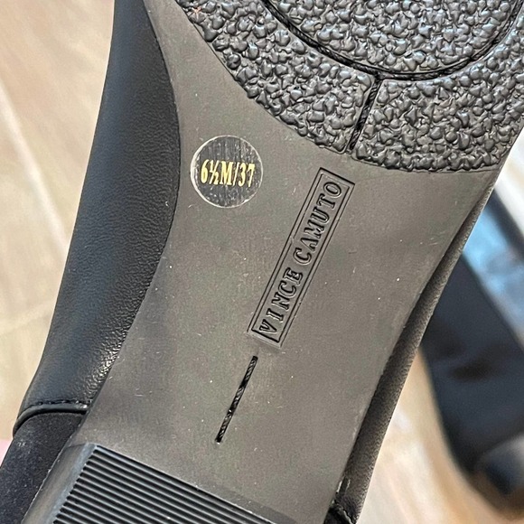 Vince Camuto Karita Tall Riding Boots Block Heel Black Women's Size 6.5M - Picture 7 of 11